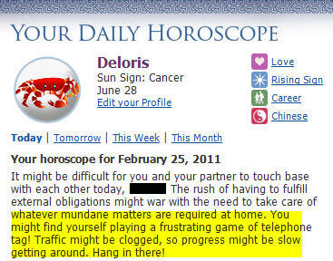 Horoscope - 25