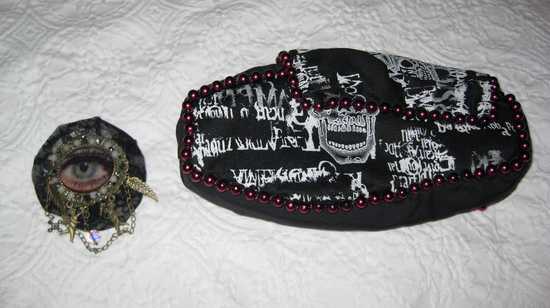 Coffin Clutch & Eye Hair Clip
